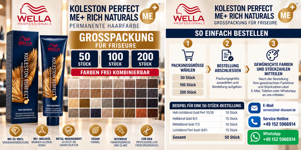 Wella Koleston Perfect ME+ Rich Naturals 60 ml – Großpackung für Friseure