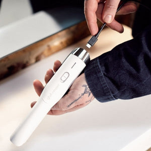 ghd unplugged Styler weiß + mini paddle Brush gratis