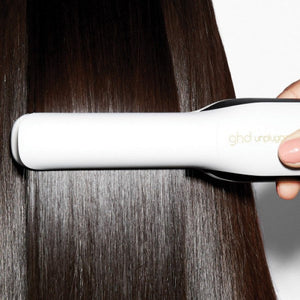 ghd unplugged Styler weiß + mini paddle Brush gratis
