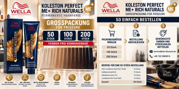Wella Koleston Perfect ME+ Rich Naturals 60 ml – Großpackung für Friseure