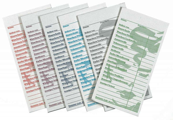 Bedienungsblöcke lose(40 Blatt)