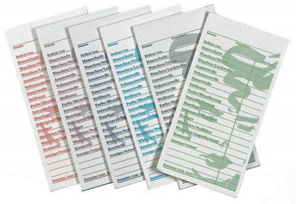 Bedienungsblöcke lose(40 Blatt)