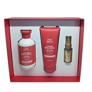 Wella Professionals Invigo Color Brilliance Set C - Shampoo 300ml + Conditioner 200ml + Oil Reflections 100ml