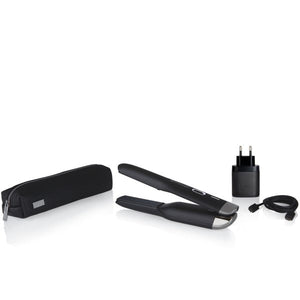 ghd unplugged Styler schwarz + mini paddle Brush gratis