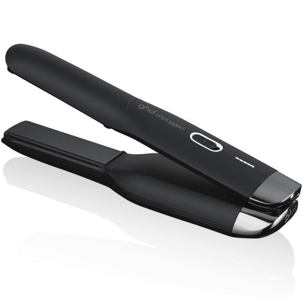 ghd unplugged Styler schwarz + mini paddle Brush gratis