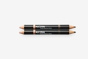 ALCINA Perfect Eyebrow Styler light 010 - intensiviert und korrigiert Brauenfarbe - definiert die Form der Augenbrauen durch praezises Zeichnen - 2in1: Styler + Highlighter