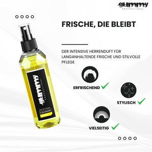 Gummy Zitronen Eau de Cologne 400 ml – Erfrischendes After Shave Spray – Langanhaltender Zitrusduft fuer Maenner & Frauen – Barber Cologne fuer Frische & Pflege