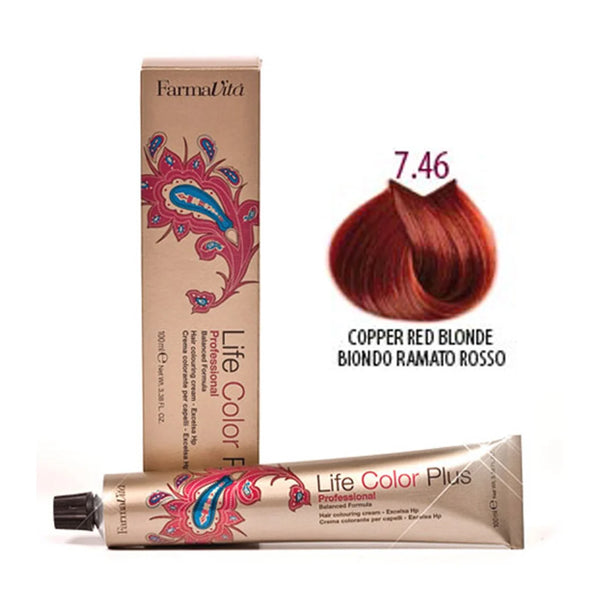Farmavita Life Color Plus Haarfarbe 100 ml –  Großpackung für Friseure