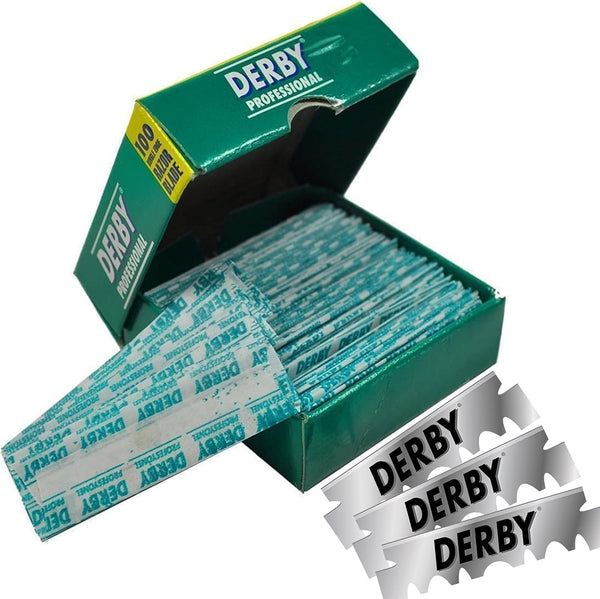 Derby Rasierklingen Professional 300 / Dreierpack - 3 x 100 Stueck rostfrei einzeln verpackt