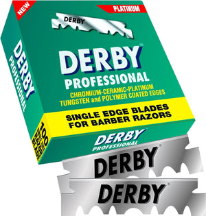 Derby Rasierklingen Professional 300 / Dreierpack - 3 x 100 Stueck rostfrei einzeln verpackt