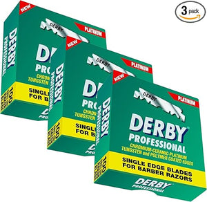 Derby Rasierklingen Professional 300 / Dreierpack - 3 x 100 Stueck rostfrei einzeln verpackt