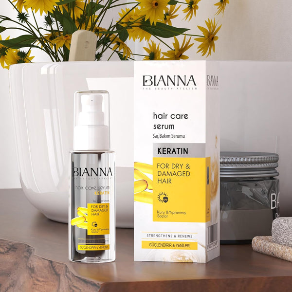 bianna KERATIN HAARSERUM 75 ML - BELEBEN UND VERJÜNGEN SIE IHR HAAR MIT KERATIN-THERAPIE