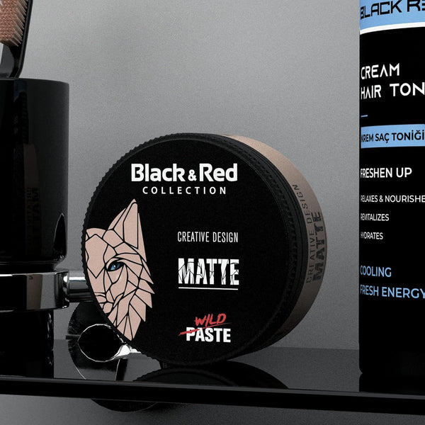 Black Red – Wilde Paste – Matte Optik – 100 ml