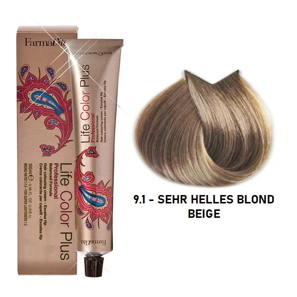 Farmavita Life Color Plus Haarfarbe 100 ml –  Großpackung für Friseure