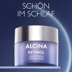 Alcina Geschenkset Vitaminpower Skin - Vitamin C Tagescreme 50ml + Retinol Nachtcreme 50ml + Tasche