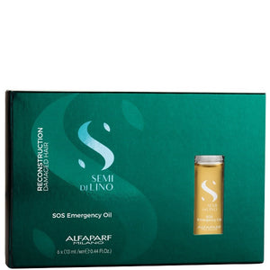 Alfaparf Milano Semi Di Lino Reconstruction SOS Emergency Oil 6x13 ml