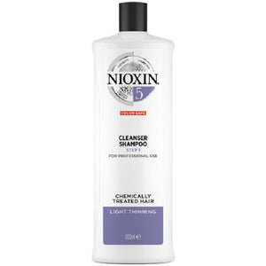 Wella Nioxin System 5 Cleanser Shampoo Step 1 1000ml - Neu