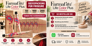 Farmavita Life Color Plus Haarfarbe 100 ml –  Großpackung für Friseure