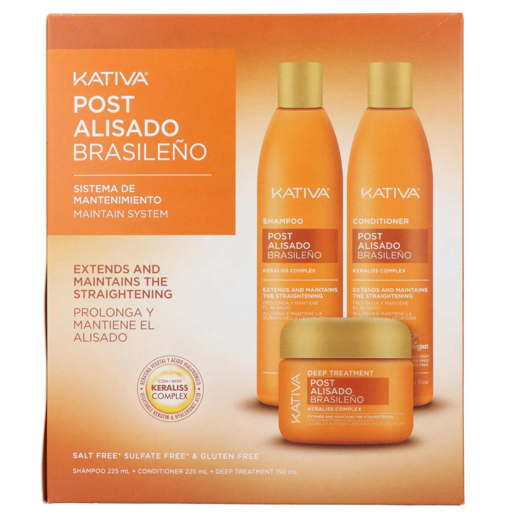 Kativa Post Brazilian Straightening Kit 3