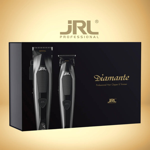 JRL Diamante Clipper & Trimmer Combo Kit Schwarz