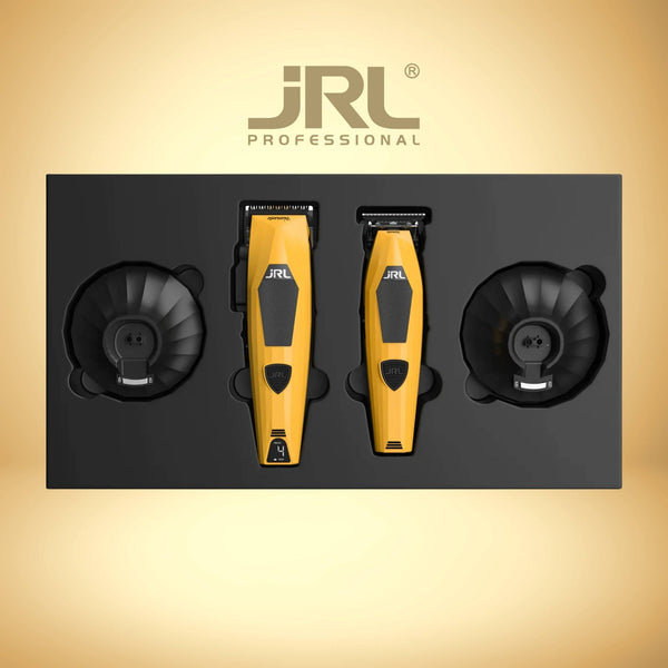 JRL Diamante Clipper & Trimmer Combo Kit Gelb
