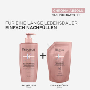 Kèrastase Chroma Absolu Respect Refill Bundle - Shampoo 500 ml & Nachfüllpack 500 ml