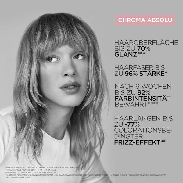 Kèrastase Chroma Absolu Masque Holiday Coffret - Bain Chroma Respect Riche 250 ml - Masque Chroma Filler 200 ml - Serum Chroma Thermique 150 ml