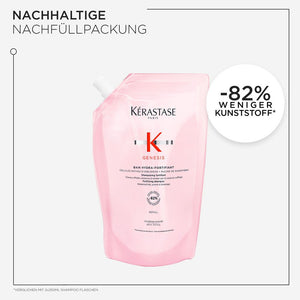Kèrastase Genesis Bain Hydra-Fortifiant Refill Bundle - Shampoo 500 ml + Nachfüllpack 500 ml
