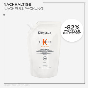 Kérastase Nutritive Bain Satin Riche Refill Bundle - Shampoo 500 ml + Nachfüllpack 500 ml