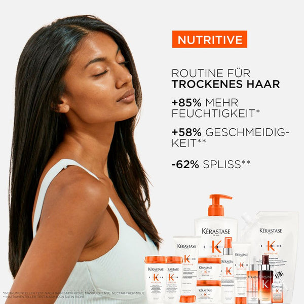 Kérastase Nutritive Bain Satin Riche Refill Bundle - Shampoo 500 ml + Nachfüllpack 500 ml
