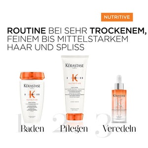 Kérastase Nutritive Set - Bain Satin Riche 250 ml + Masquintense Riche 200 ml + 8H Magic Night Serum 90 ml