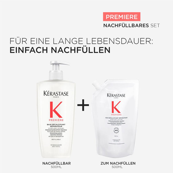Kèrastase Première Bain Première Décalcifiant Refill Bundle - Shampoo 500 ml + 500 ml Nachfüllpackung