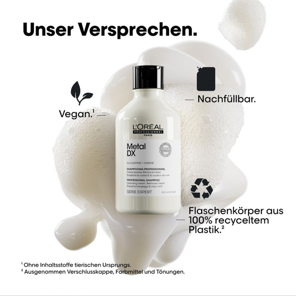 L'Oreal Professionnel Serie Expert Metal Detox Geschenkset Trio - Shampoo 300 ml + Mask 250 ml + Öl 50 ml