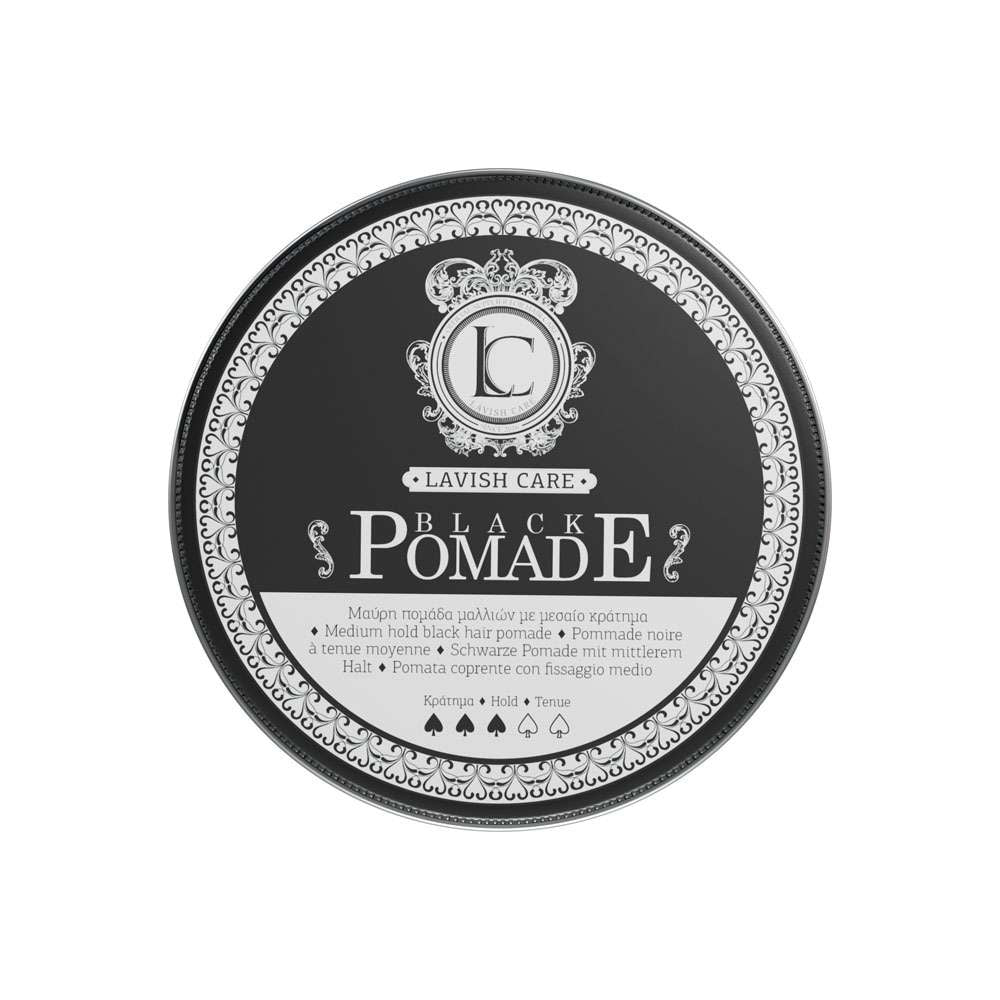 BLACK POMADE Medium Hold Black Hair Pomade