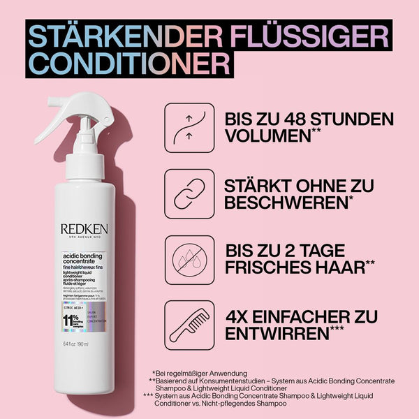 Redken Acidic Bonding Concentrate Lightweight Liquid Conditioner 190 ml