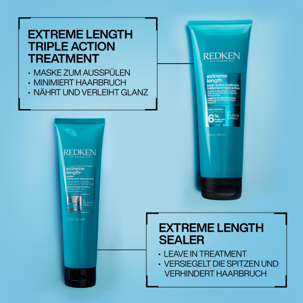 Redken Extreme Length Triple Action Maske 250 ml