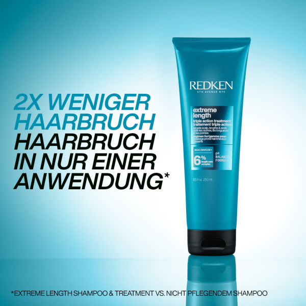 Redken Extreme Length Triple Action Maske 250 ml