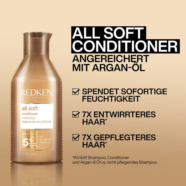 Redken All Soft Spring Coffret - Shampoo 300 ml + Conditioner 300 ml