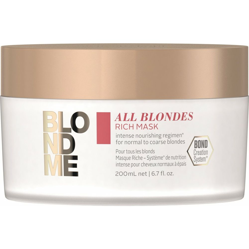 Schwarzkopf Blondme All Blondes Rich Maske 200 ml