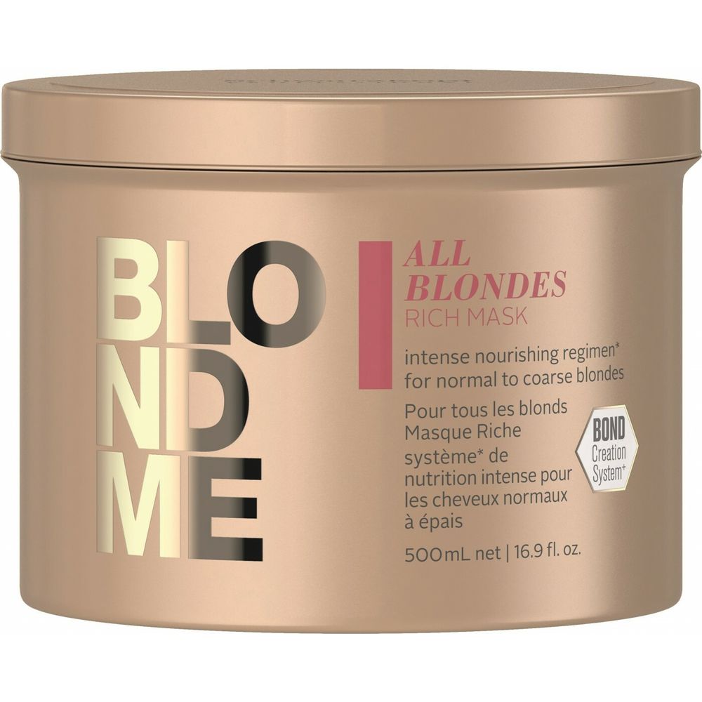 Schwarzkopf Blondme All Blondes Rich Maske 500 ml