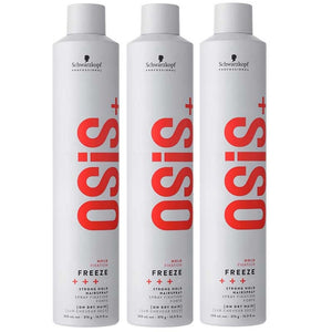 Schwarzkopf Osis Freeze Strong Hold Hairspray 3x500ml