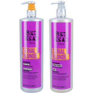 Tigi Bed Head Serial Blonde Duo - Shampoo 970 ml + Conditioner 970 ml