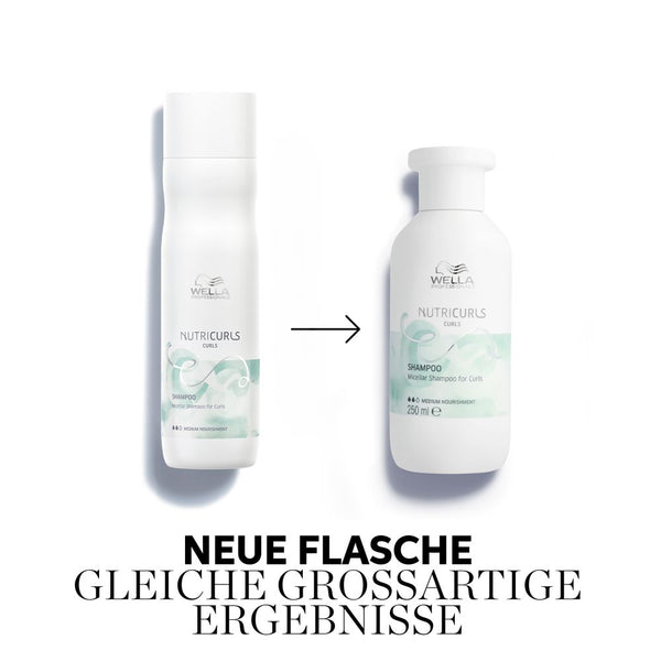 Wella Professionals Nutricurls Curls Geschenkset - Shampoo 250ml +  Conditioner 200 ml + Maske 150 ml  + Kosmetikbeutel gratis