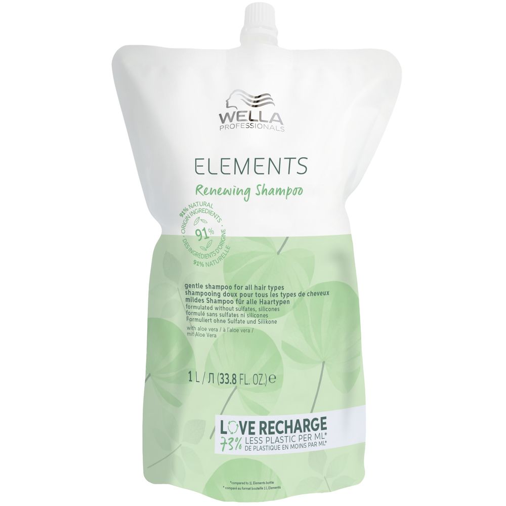 Wella Professionals Elements Renewing Shampoo 1000 ml - Nachfüllpack