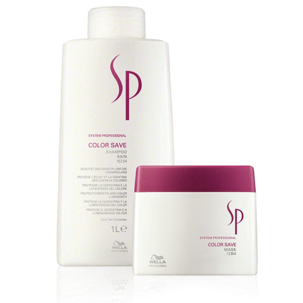 Wella SP System Professional Color Save Set Shampoo 1000 ml + Mask 400 ml