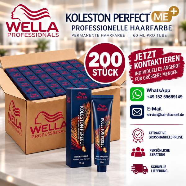 Wella Koleston Perfect ME+ Rich Naturals 60 ml – Großpackung für Friseure
