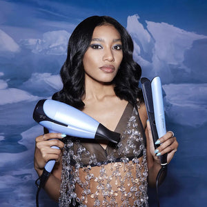 ghd chronos styler & helios Haartrockner Icy Blue Geschenkset