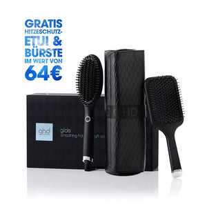 ghd glide Hot Brush - Geschenkset - inklusive Paddle Brush + Tasche